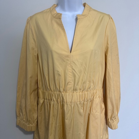 J.Crew Cinched-waist cotton poplin midi dress - Picture 4 of 11